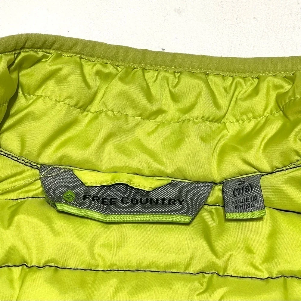 FREE COUNTRY Boys Outdoor Winter Puffer Jacket Size S 7/8